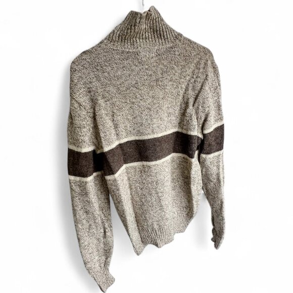 Vintage Women’s Winona Knits Striped Shawl Collar Sweater - Size M - Picture 2 of 6